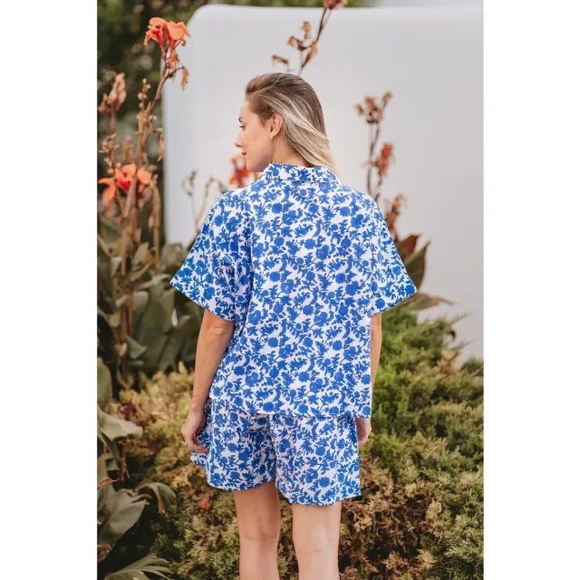 Isla Bonita By Sigris pyjamashirt blauw