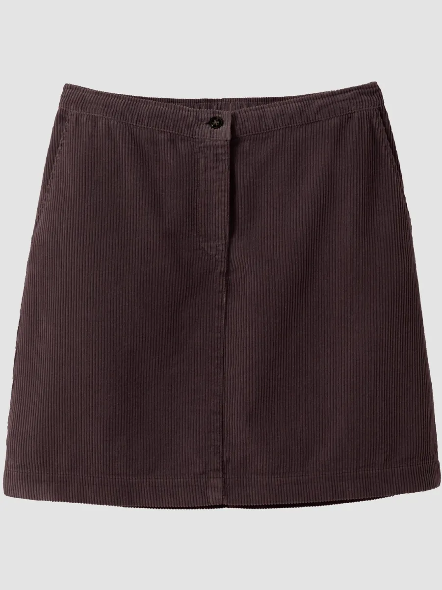 recolution dames vegan Corduroy Rok Wisteria Donkerpaars paars, foto 2