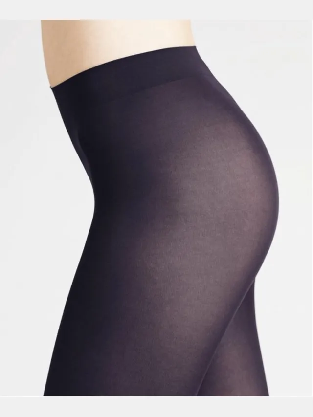 Falke matt deluxe panty 30 den maat M violetonyx violet onyx