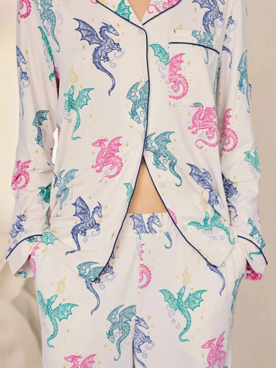 Chelsea Peers pyjama set wit, foto 5