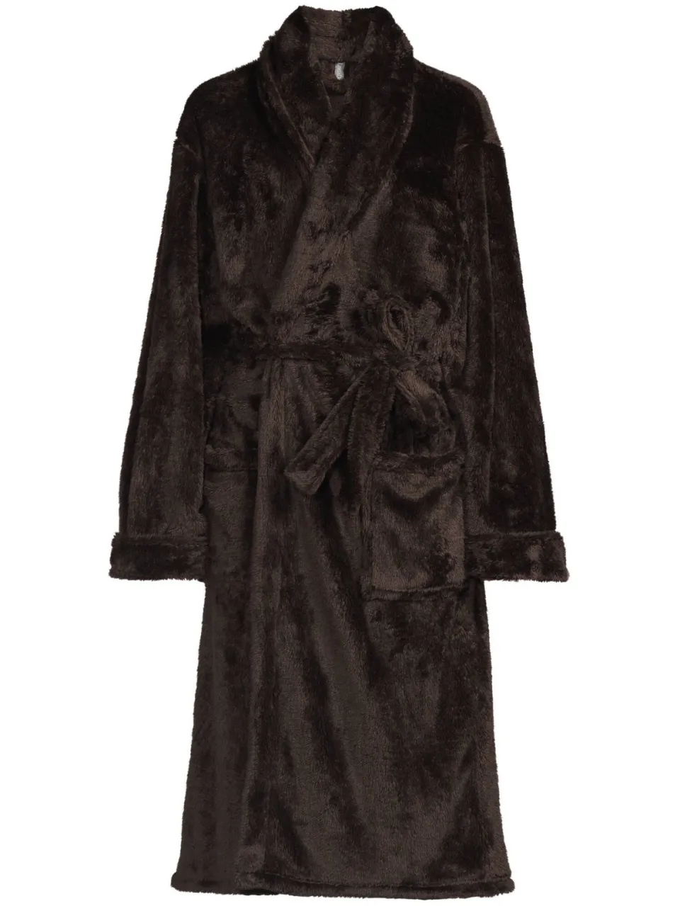 LingaDore fleece badjas - donkerbruin, foto 2