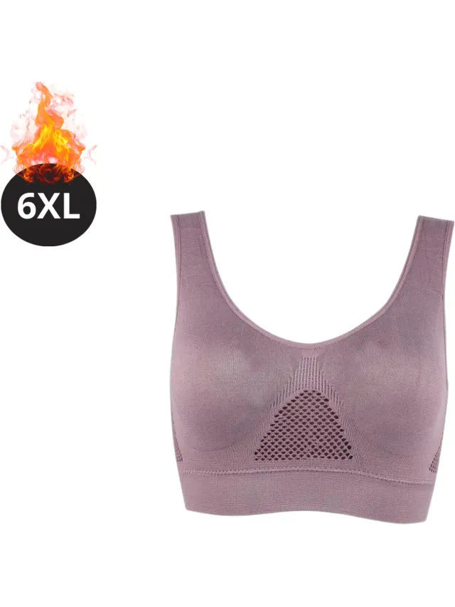 Nivard BH Zonder Beugel - Zonder Bandjes - Push-up Bh's - Comfort Beha - Comfortabel - Sterk - Plus Size - Paars