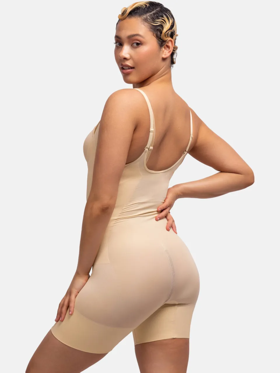 Dorina open bust corrigerende bodysuit Absolute Sculpt beige, foto 3