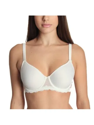 Sassa Dotted Mesh Spacer Bra Beige,Zwart,Wit