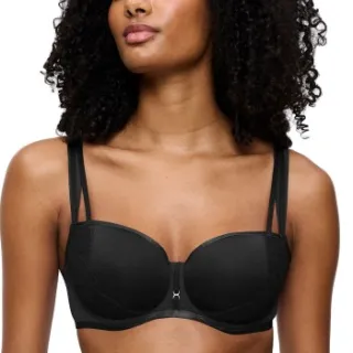 Triumph Palina Moonlight Kiss gewatteerde beugel-bh zwart Zwart,Blauw