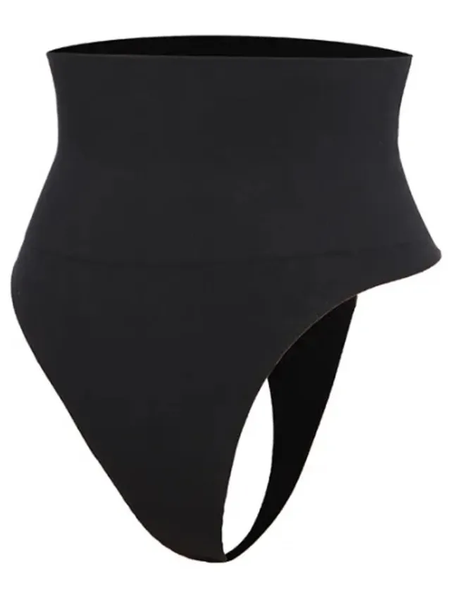 Attrezzo Corrigerend ondergoed - Zwart - Butt lifter onderbroek - String - Billen lift broekje - Shapewear voor taille - Baleinen