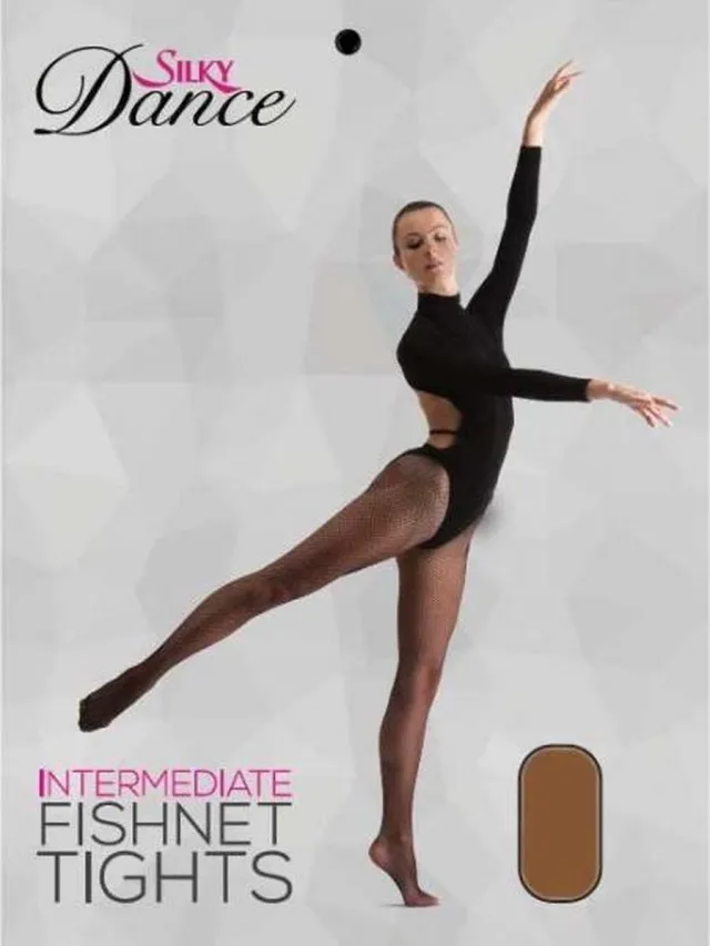 Silky Dance Zwarte Netpanty Silky Dance - Visnetpanty voor Dansers - Dames