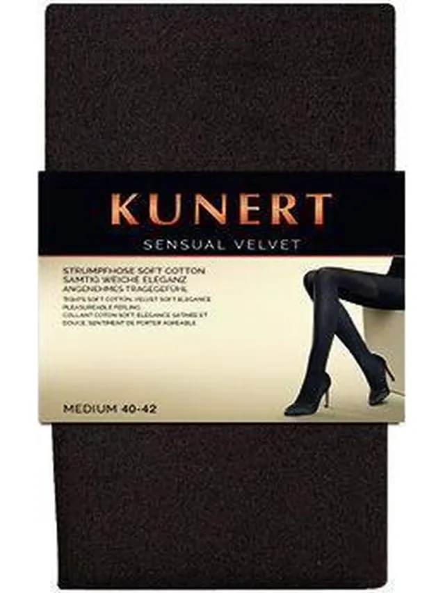 Kunert Sensual Velvet winterpanty 115 denier-38 kleur Basalt Night-Blue
