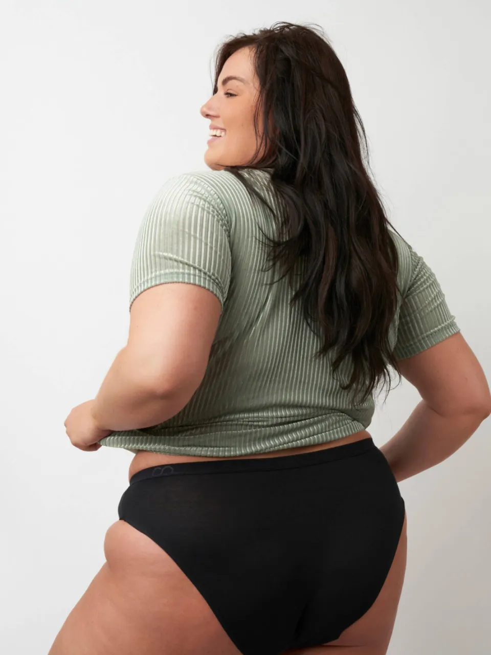 Moodies Undies licht absorberende menstruatieslip zwart, foto 5