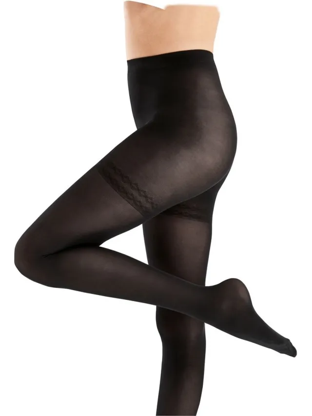 Pretty Polly Panty - In Shape - Opaque - Bodyshaper 3D -40 Den. - XL- Zwart