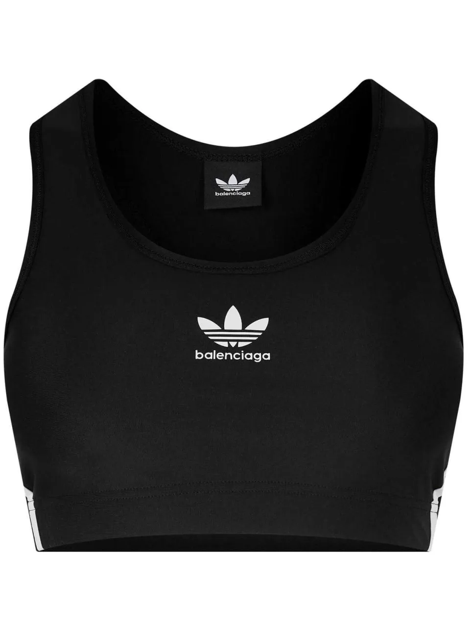 Balenciaga Adidas zachte sportbeha voor dames (Zwart, Wit), foto 2