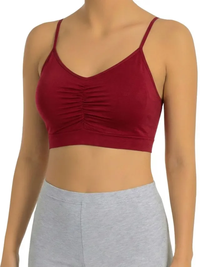 OTS Bralette Bordeauxrood