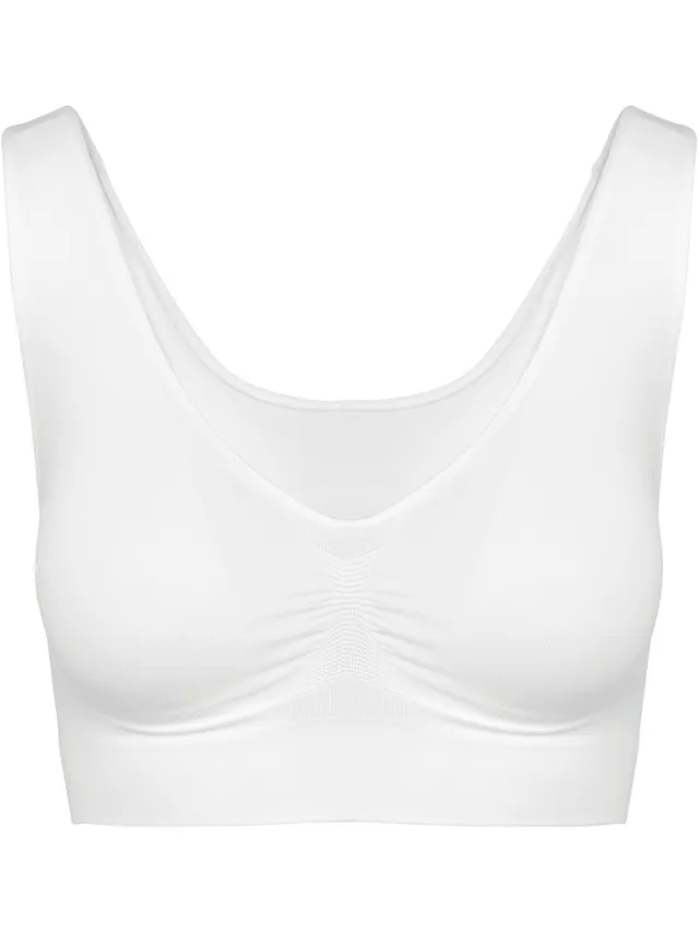 Kariban Ecologische en naadloze push-up bh K809 - White