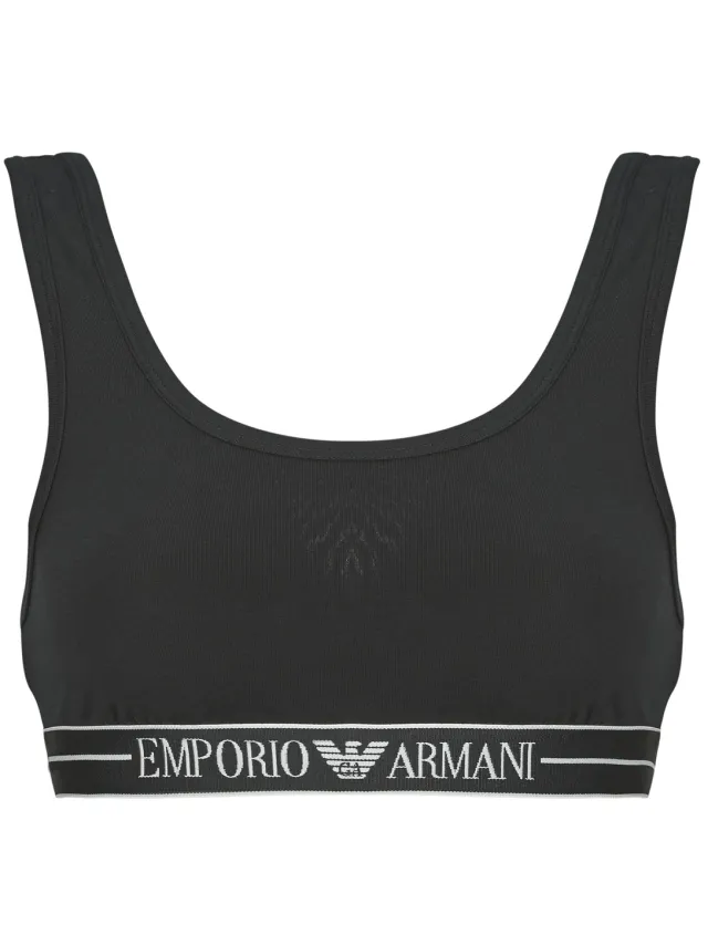 Emporio Armani Bralette Emporio Armani EVERYDAY COTTON BRA Zwart