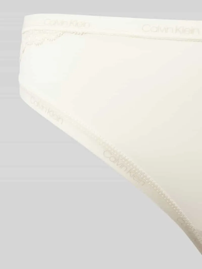 Calvin Klein String met labelprints offwhite, foto 3