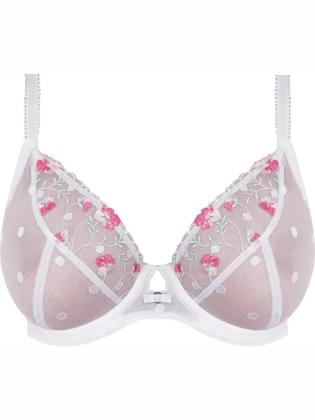 Freya AWAKENING UW Plunge Bra - WHITE