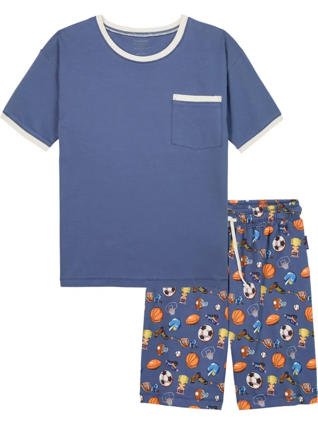 Claesen's Shortama - Winner - 95% Katoen - 5% Lycra Blauw