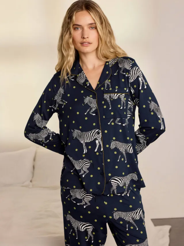 Chelsea Peers pyjama donkerblauw donkerblauw/multi, foto 2