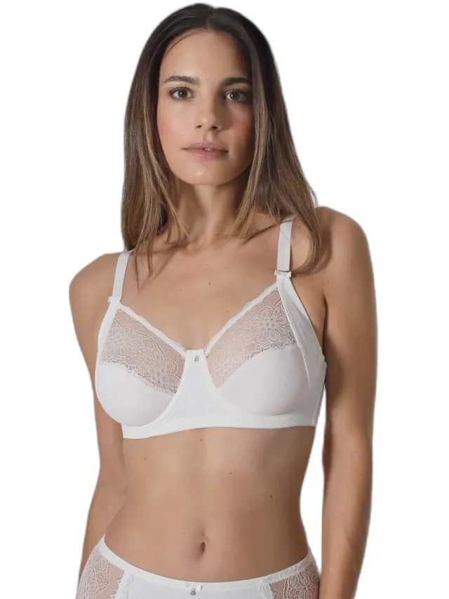 Sassa Beugelbeha voor dames Sassa Jacquard Impressive ivoor