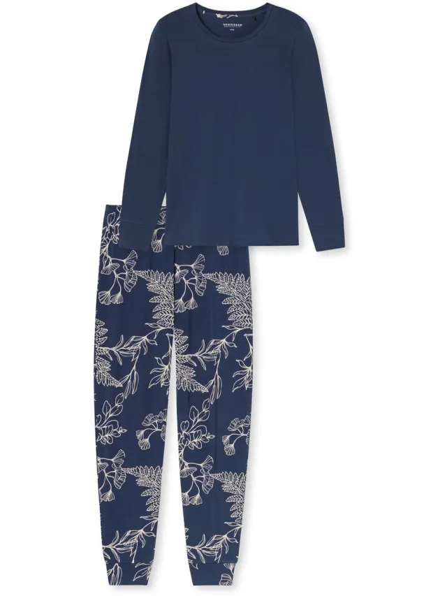 Schiesser Pyjama lang - Dames - Pyjamas admiraal