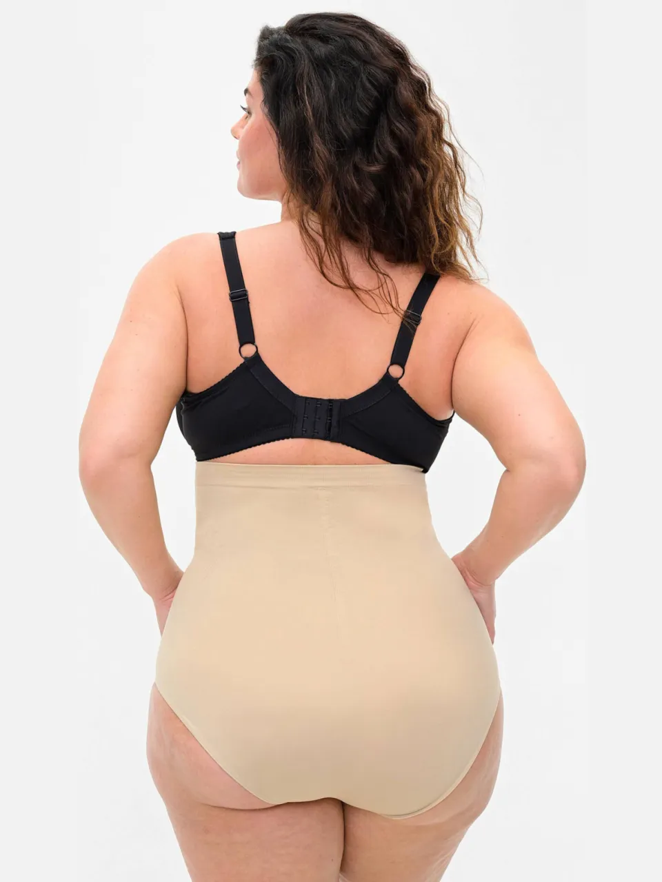 Zizzi high waist corrigerende slip lichtbeige, foto 4