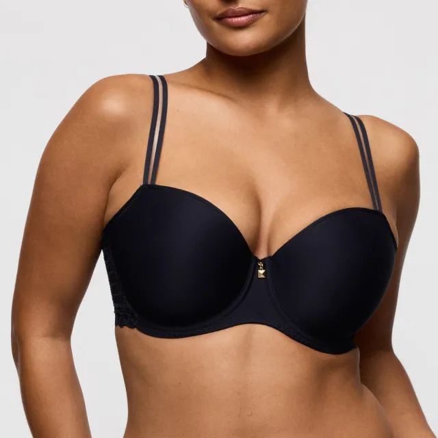 PrimaDonna Twist Twist Side Voorgevormde Balconette Bh 0242572 Charbon - maat EU 70E / FR