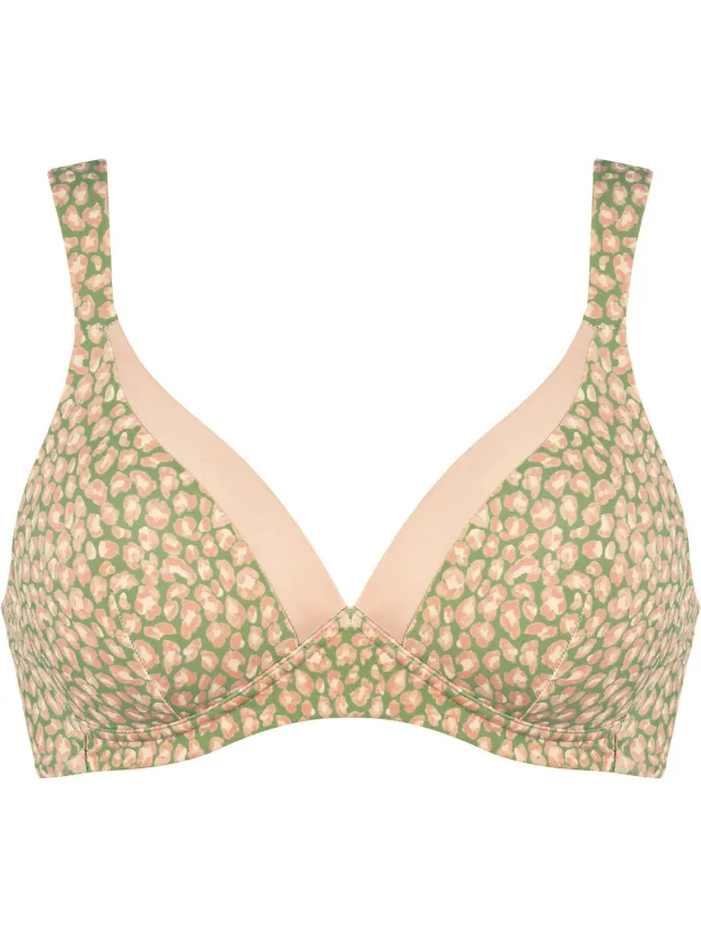 Naturana Soft bh met glansband - 5119 - Rose Olive