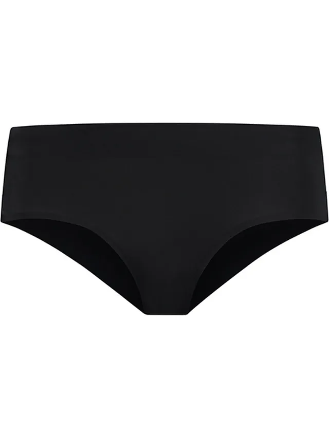 Bye Bra gewatteerde slip met lage taille, lichte ondersteuning, zwart-L (M)