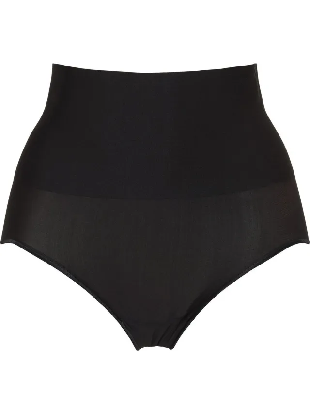Maidenform Tame Your Tummy Brief Glad Vrouwen Corrigerend ondergoed - Black Zwart