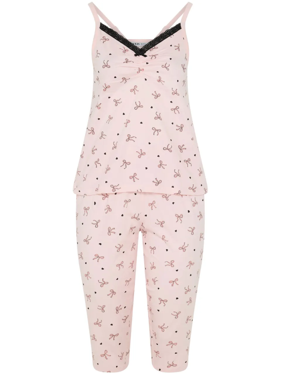 Yours Pyjamaset Met Roze Strik En Hartmotief-64, foto 4