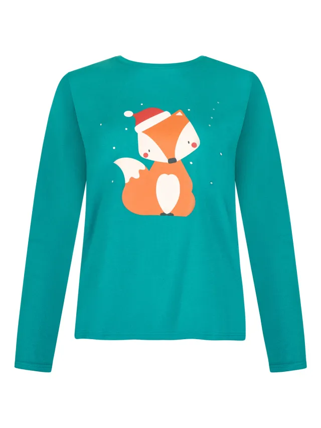 Lisca FOXY Cheek pyjamatop groen