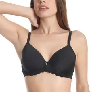 sassa Beautiful Classic Padded Underwired Bra Beige,Zwart,Wit