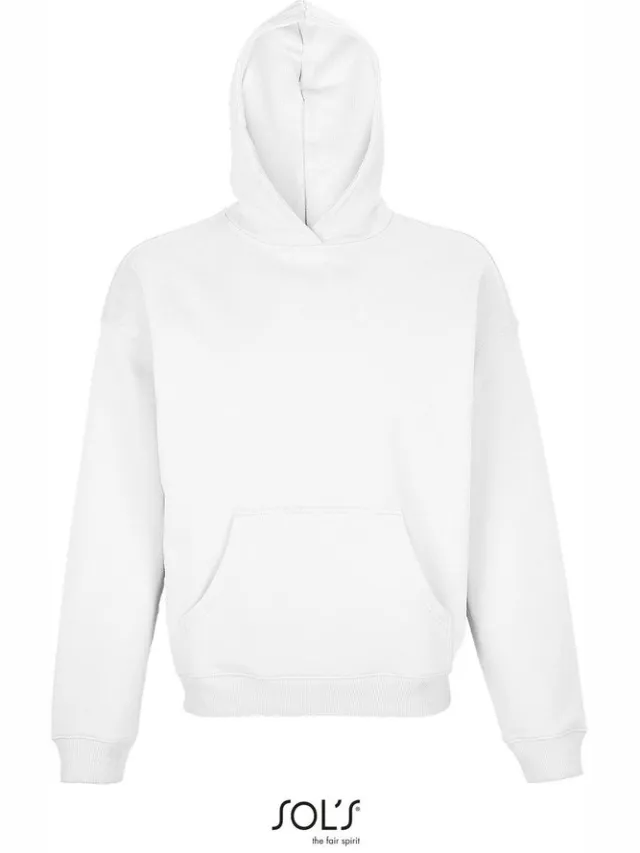 Sol's Unisex Connor Oversized Hoodie L03813 - White