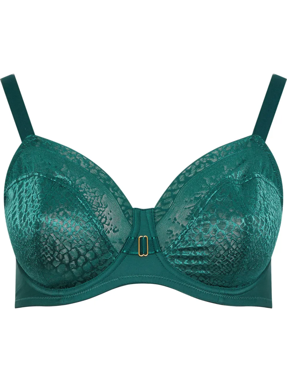 Yours Tealgroene Kanten Beugelbh groen, foto 2