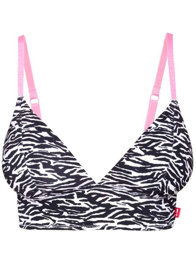 Joop! Jeans Vrouwen Bralette Animal Print veelkleurig