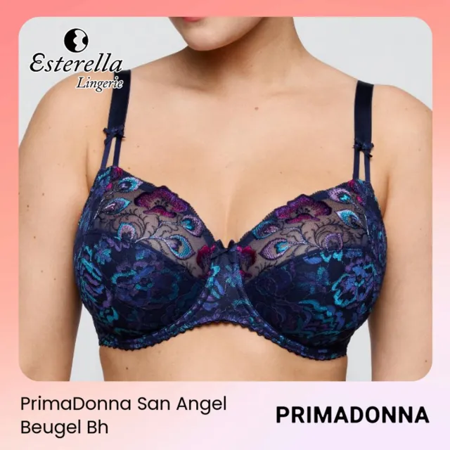 PrimaDonna San Angel Volle Cup Bh 0163490 Water Blue - maat EU 90E / FR