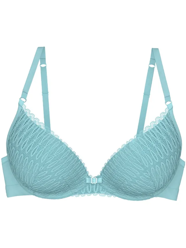 Triumph push-up bh Aura Spotlight T silver blue