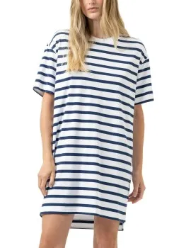 Mey Breezy Stripes Short Sleeve Sleepshirt Wit,Versch.kleure/Patroon,Blauw