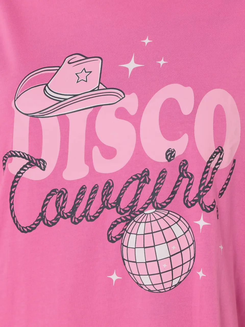 Yours Roze 'Disco Cowgirl' Slaapshirt-44, foto 5