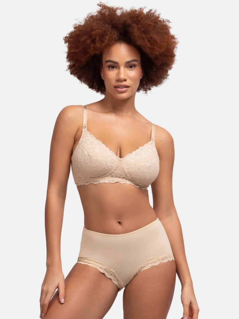 Dorina Valeria niet-voorgevormde voedingsbh beige, foto 4