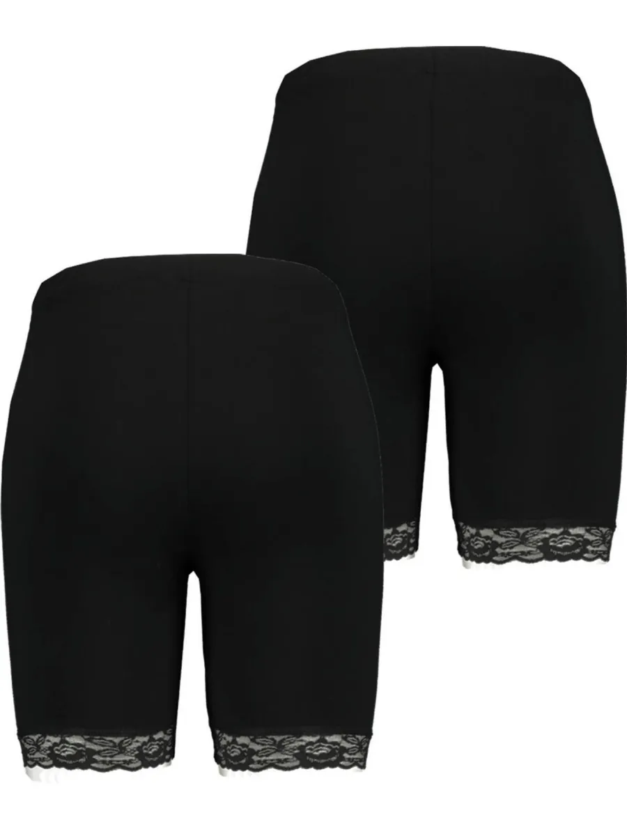 MS Mode biker short met kant zwart, foto 4