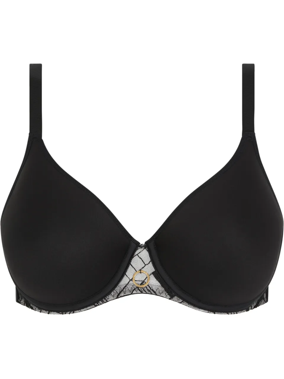 Chantelle Graphic Support voorgevormde t-shirt-bh zwart, foto 2