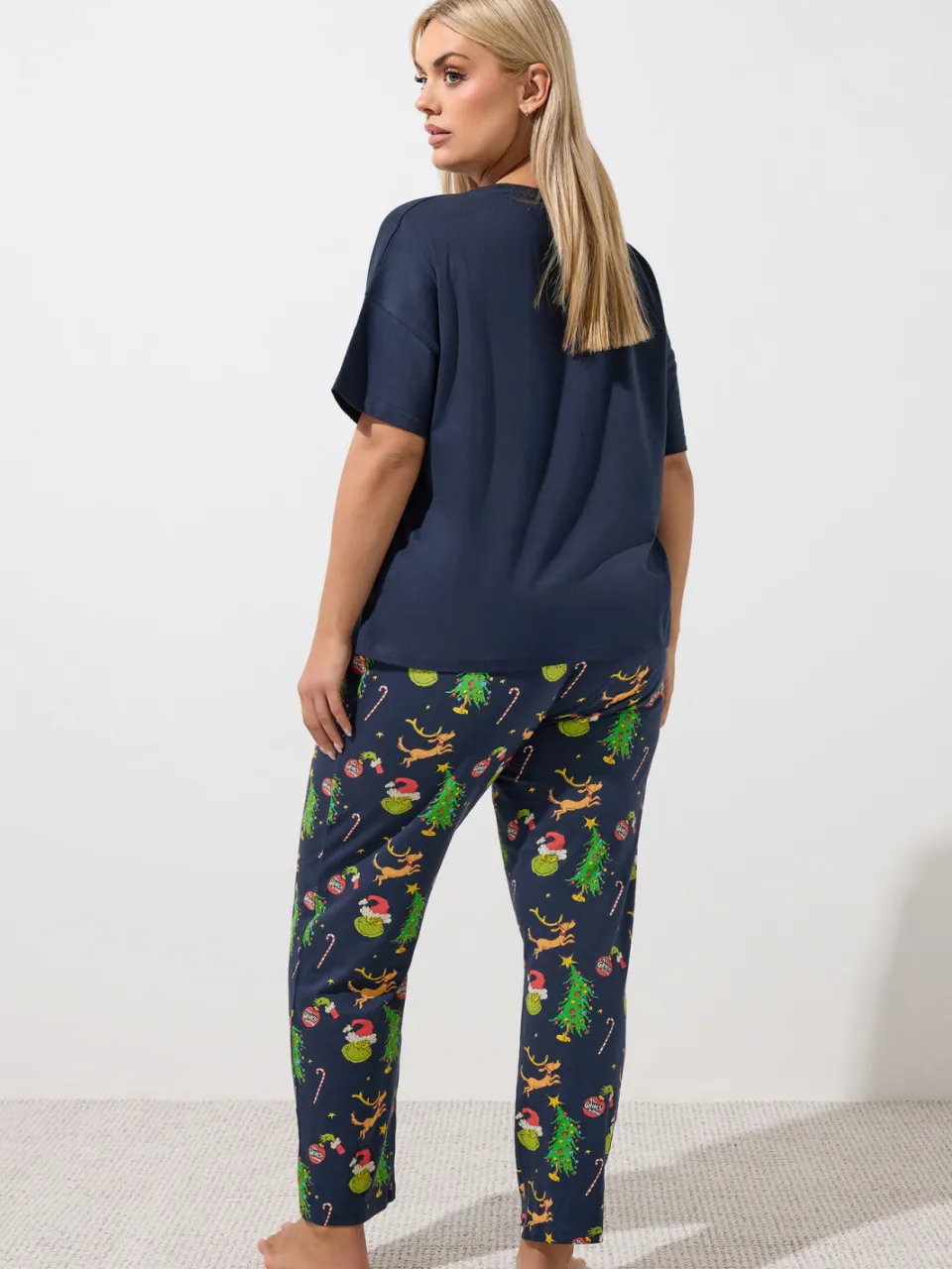 Limited Collection Curve Grinch Pyjama In Marineblauw, foto 4