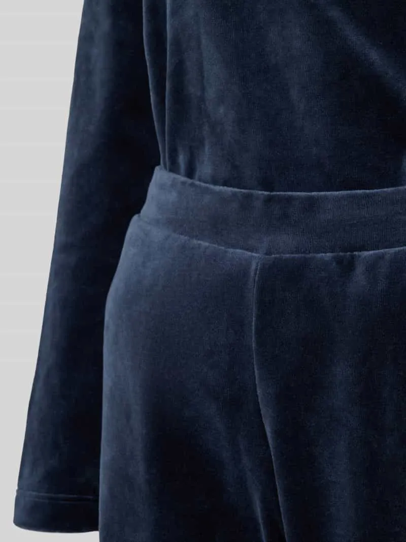 Schiesser Loose fit pyjama met ronde hals donkerblauw, foto 2