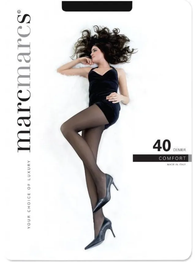 MARC MARCS Marcmarcs Comfort Massage 40 zwarte panty - Zwart