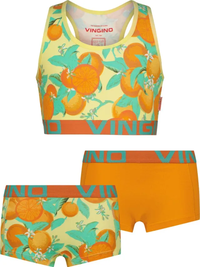 Vingino U262 Orange racer 3pack-Apricot