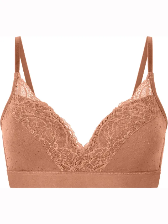 Hunkemöller Sophie Padded Non-Underwired Bra Bruin