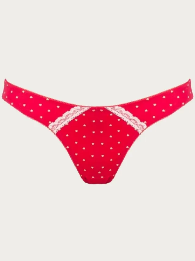 Lupoline Slip Valentine Love Red