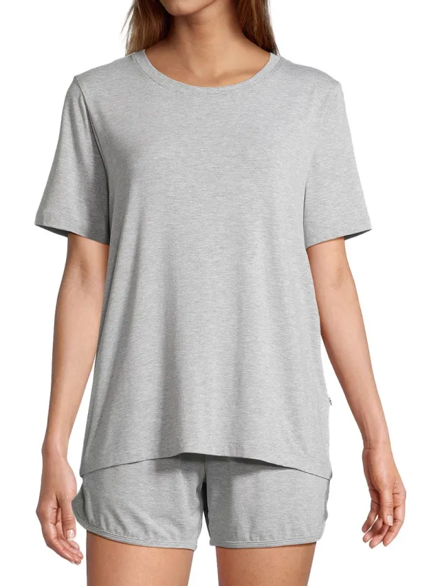 Seidensticker Dames pyjama Loungewear cloud melange