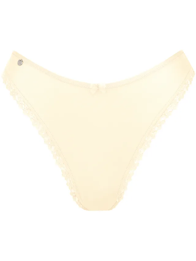 Lisca Tanga's Lisca Braziliaans laag uitgesneden SUNSET Cheek Wit